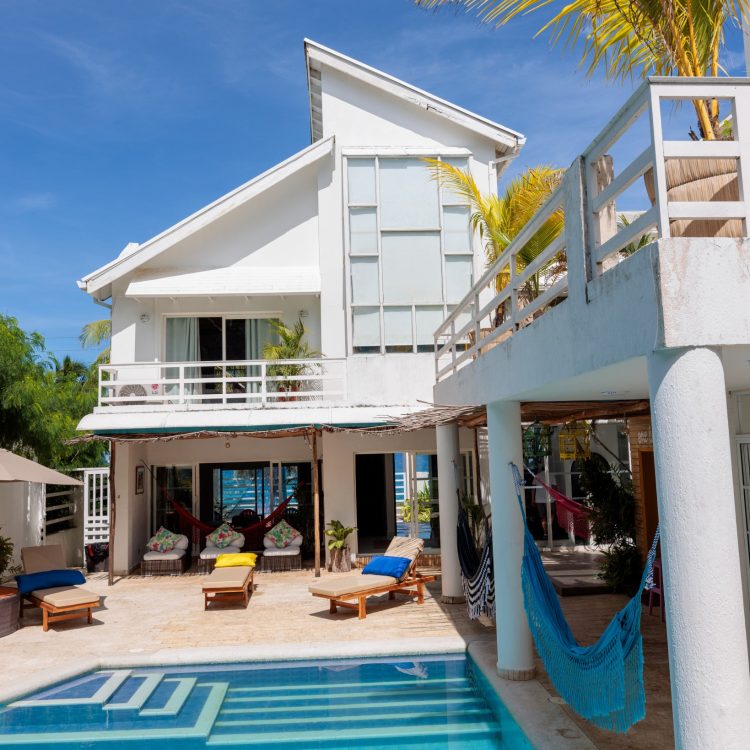Fotografía de apartamentos en San Andrés: hamaca con vista al mar